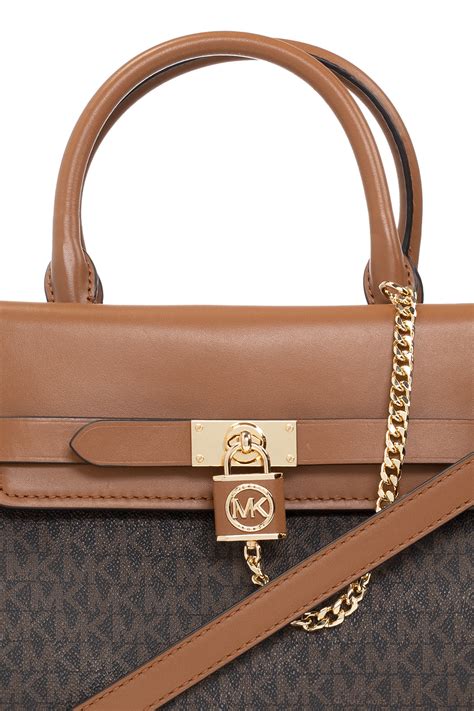 michael kors hamilton satchel luggage|michael kors hamilton legacy bag.